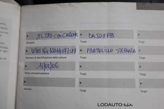 MERCEDES-BENZ ML 280 usata 82