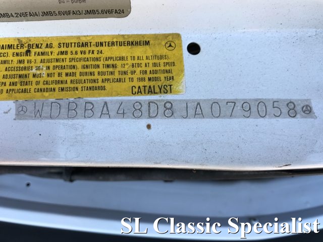 MERCEDES-BENZ SL 560 usata 58