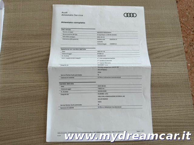 AUDI A3 usata, con Bluetooth