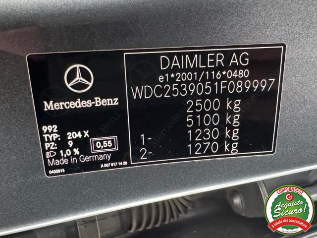 MERCEDES-BENZ GLC 220 usata, con Sedile posteriore sdoppiato