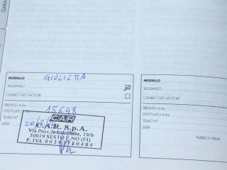 ALFA ROMEO Giulietta usata, con Sensori di parcheggio posteriori