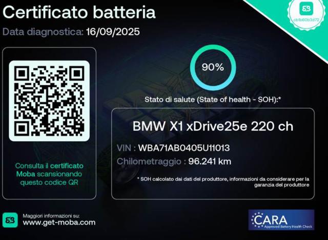 BMW X1 usata, con Airbag Passeggero
