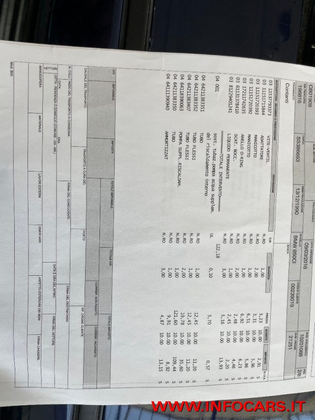 BMW 850 usata, con Interni in pelle