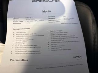 PORSCHE Macan usata, con Interni in pelle