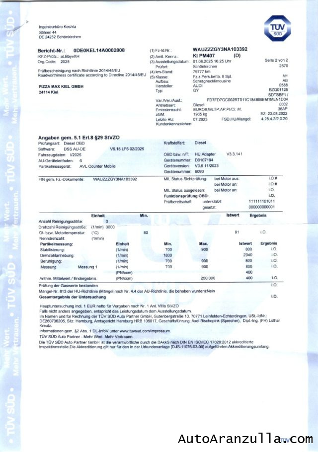 AUDI A3 usata, con Vivavoce