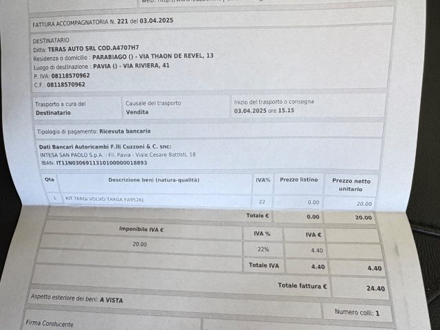 VOLVO V70 usata, con Sensore di pioggia