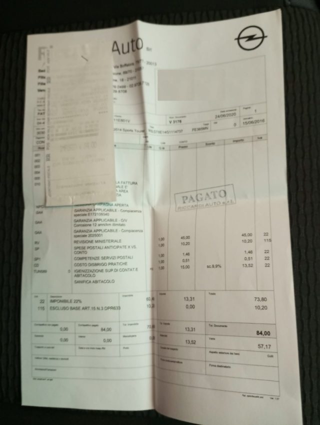 OPEL Insignia usata, con Supporto lombare