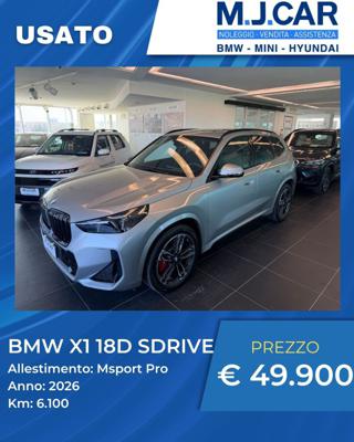 BMW X1 sDrive 18d Msport Pro