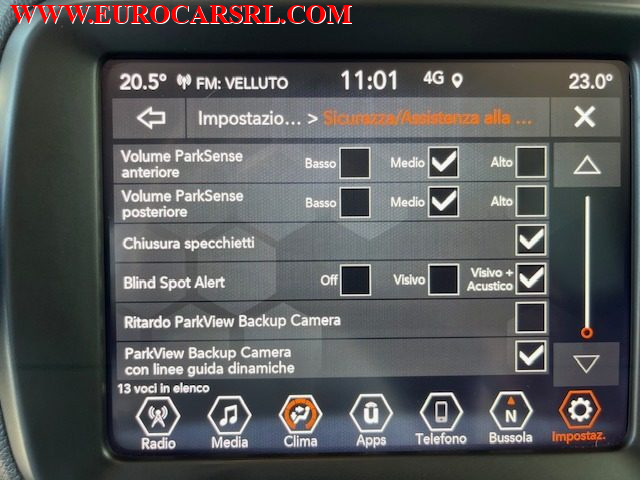 JEEP Renegade usata, con Airbag testa
