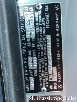 MERCEDES-BENZ SL 560 usata 51