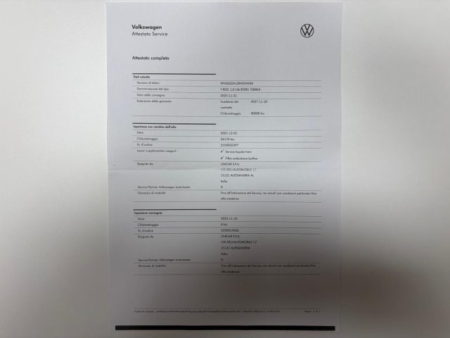 VOLKSWAGEN T-Roc usata, con Bracciolo