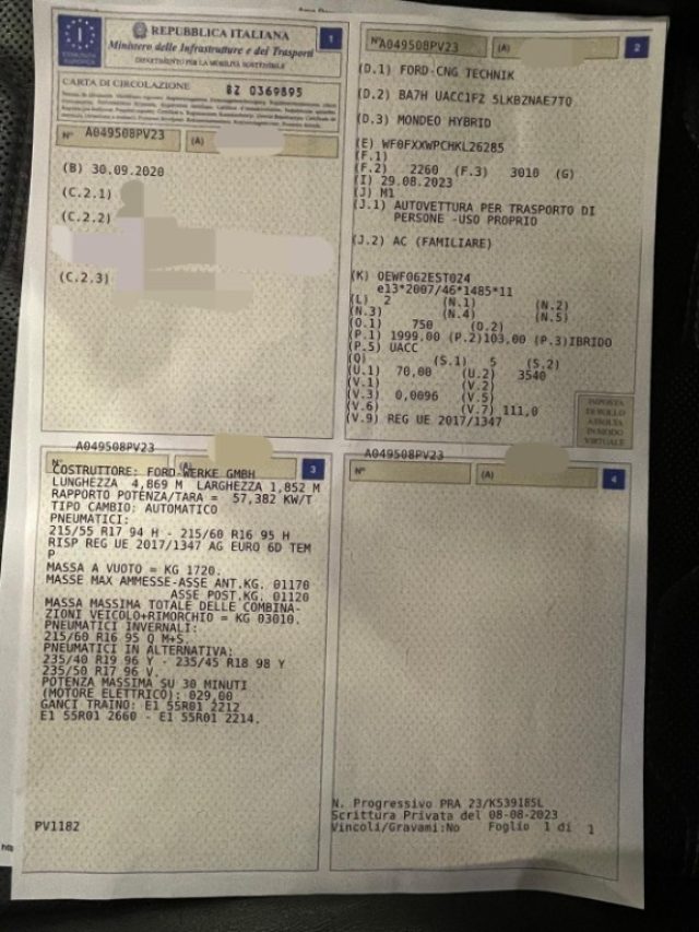 FORD Mondeo usata, con Cruise Control