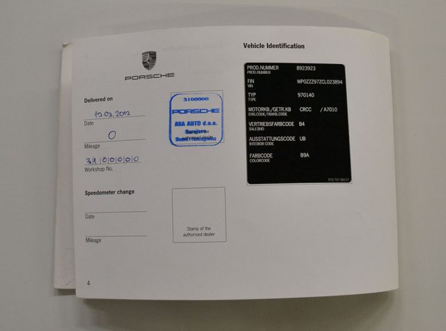 PORSCHE Panamera usata, con Immobilizzatore elettronico