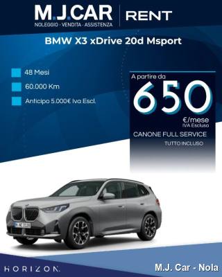 BMW X3 xDrive20d 48V Msport