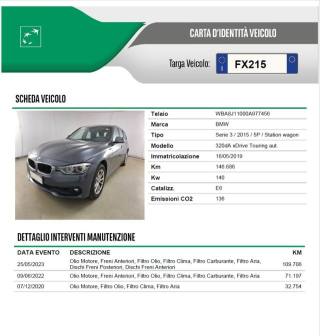 BMW 320 usata, con Start/Stop Automatico