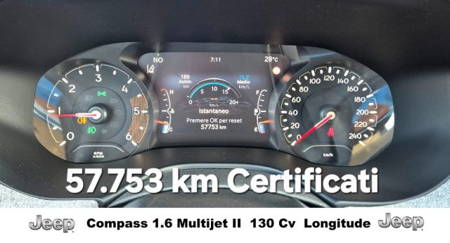 JEEP Compass usata, con Controllo automatico clima