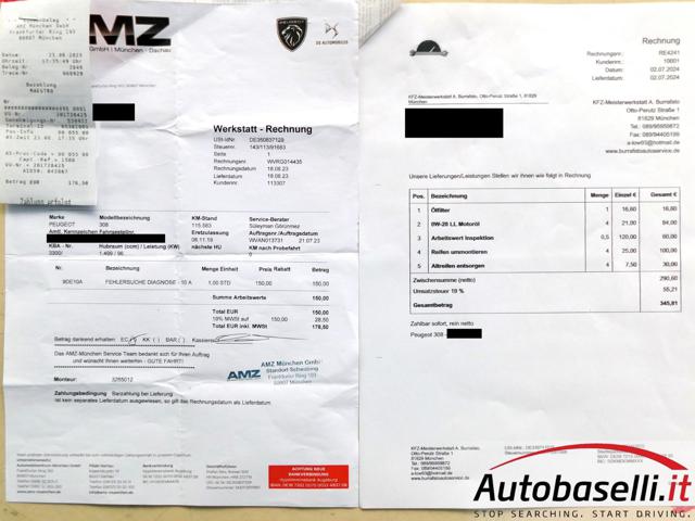 PEUGEOT 308 usata, con Boardcomputer