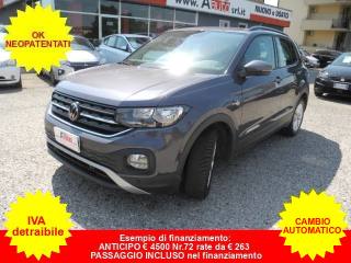 VOLKSWAGEN T-Cross 1.0 TSI 110cv DSG Style -Ok NEOPAT.- Prezzo Reale