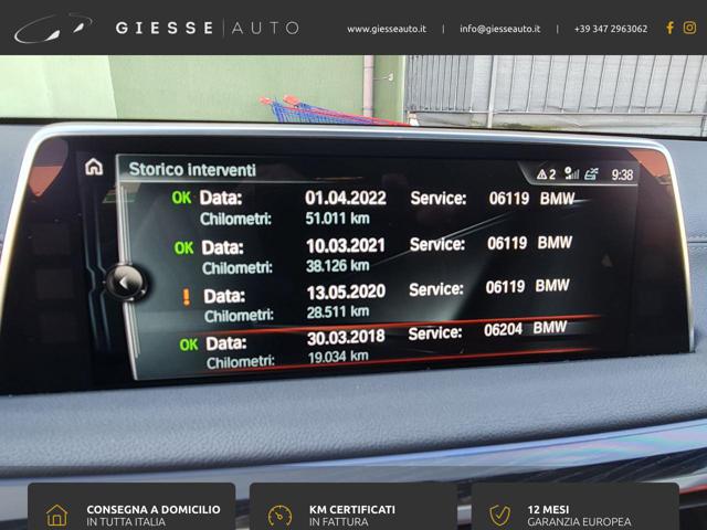 BMW 730 usata, con USB