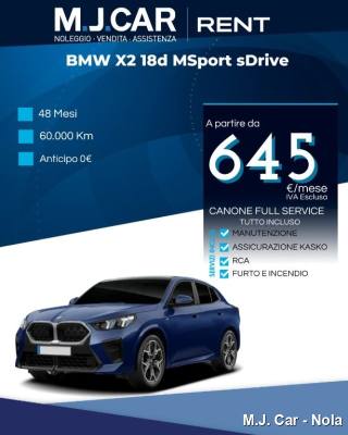 BMW X2 sDrive 18d Msport
