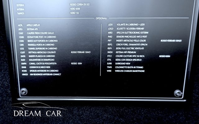 FERRARI 296 usata, con Controllo automatico clima