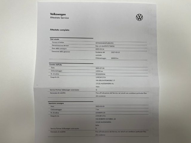 VOLKSWAGEN Polo usata, con Chiusura centralizzata telecomandata