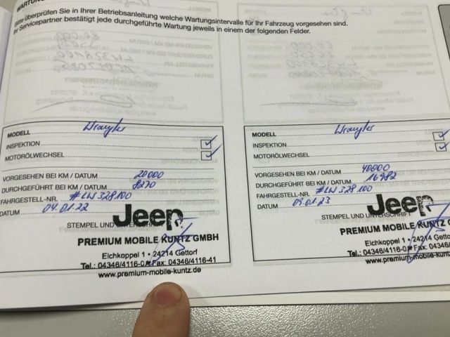 JEEP Wrangler usata, con Touch screen