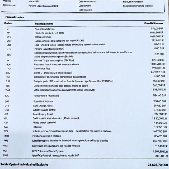 PORSCHE Macan usata, con Cerchi in lega