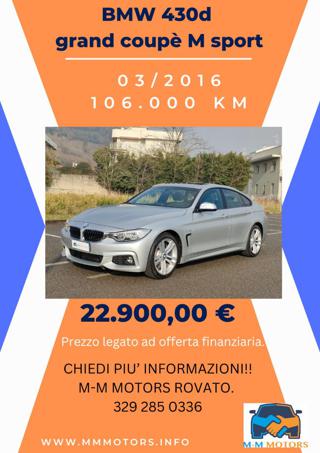 BMW 430 usata, con Airbag
