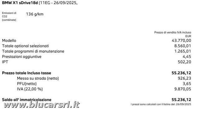 BMW X1 usata, con ESP