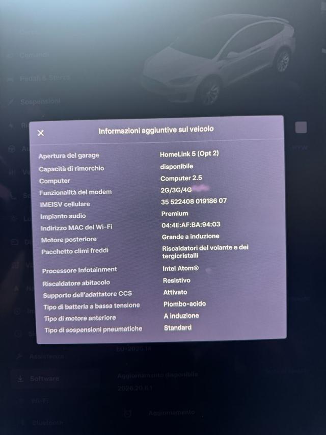 TESLA Model X usata, con Climatizzatore