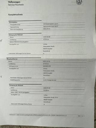 VOLKSWAGEN Golf usata, con Controllo elettronico della corsia