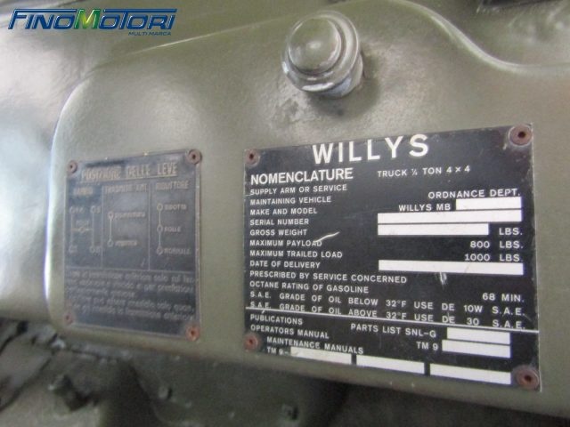JEEP Willys usata 17