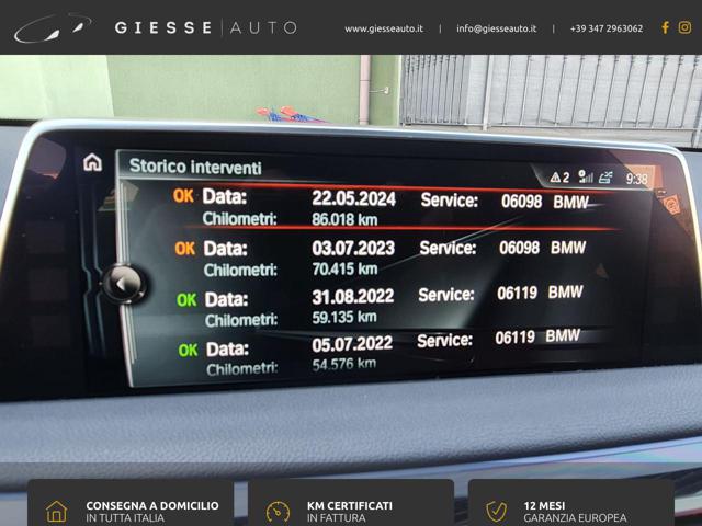 BMW 730 usata, con Sedili sportivi
