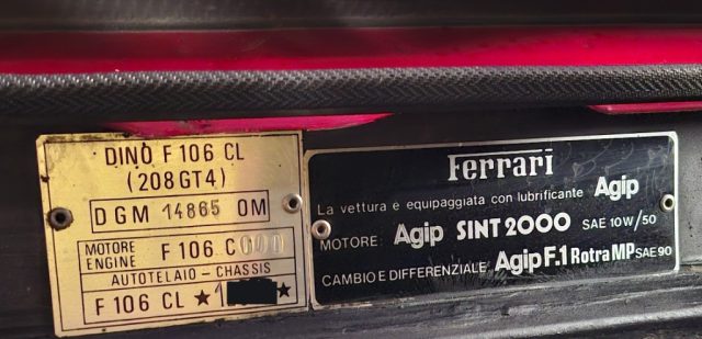FERRARI Dino GT4 usata 31