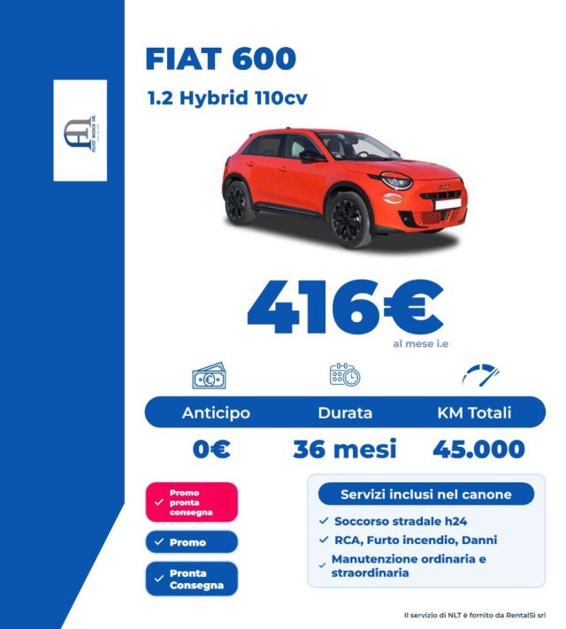 FIAT 600 usata, con Airbag