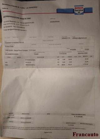 LAND ROVER Range Rover Evoque usata, con Cruise Control