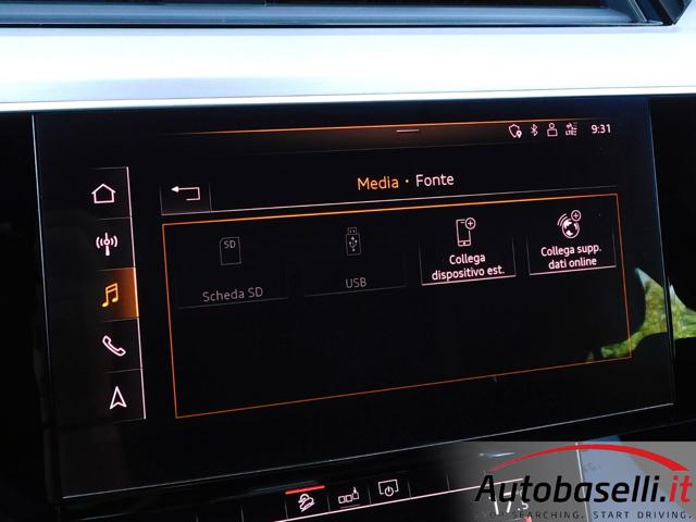 AUDI e-tron usata, con Sistema di riconoscimento della stanchezza