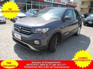 VOLKSWAGEN T-Cross 1.0 TSI 110cv DSG Style -Ok NEOPAT.- Prezzo Reale