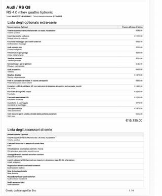 AUDI RS Q8 usata, con Servosterzo