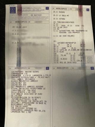 SUZUKI Vitara usata, con Cerchi in lega