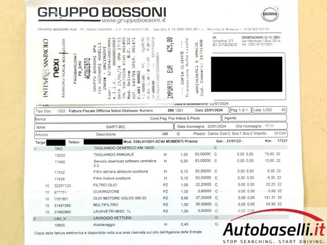 VOLVO XC40 usata, con Riconoscimento dei segnali stradali