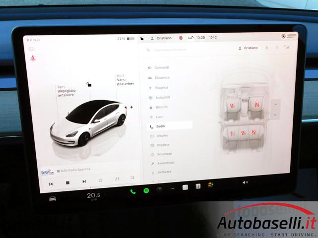 TESLA Model 3 usata, con Chiamata automatica per emergenze