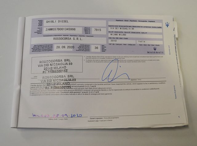 MASERATI Ghibli usata, con Immobilizzatore elettronico