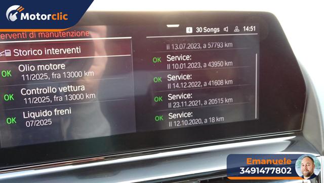 BMW 840 usata, con Freno di stazionamento elettrico