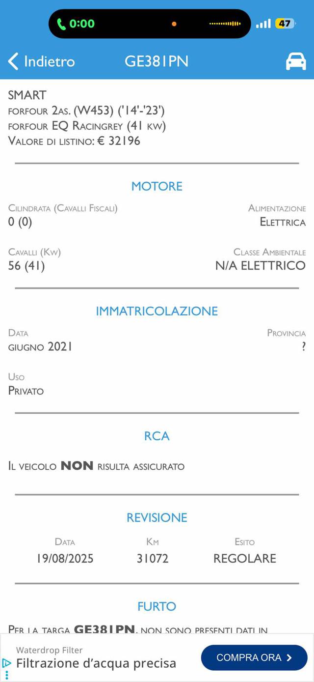 SMART ForFour usata, con Cruise Control