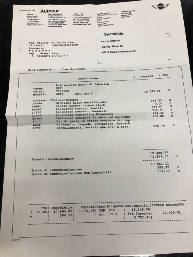 MINI One usata 22
