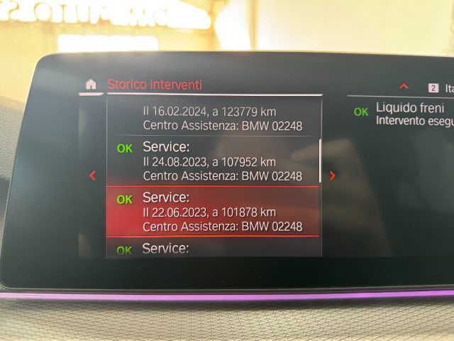 BMW 520 usata, con Touch screen