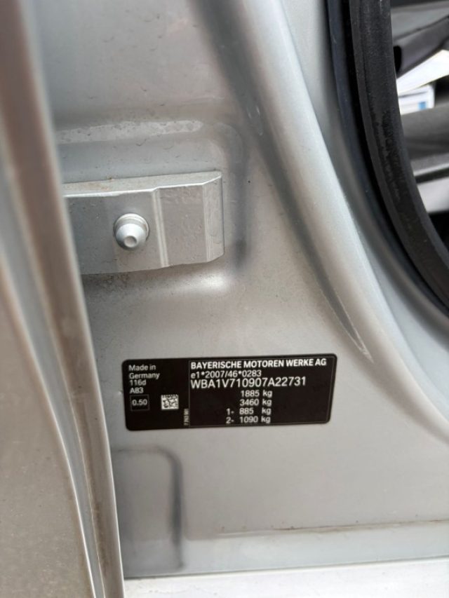 BMW 116 usata, con Controllo automatico clima