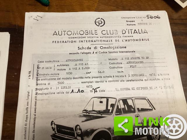AUTOBIANCHI A 112 usata 5